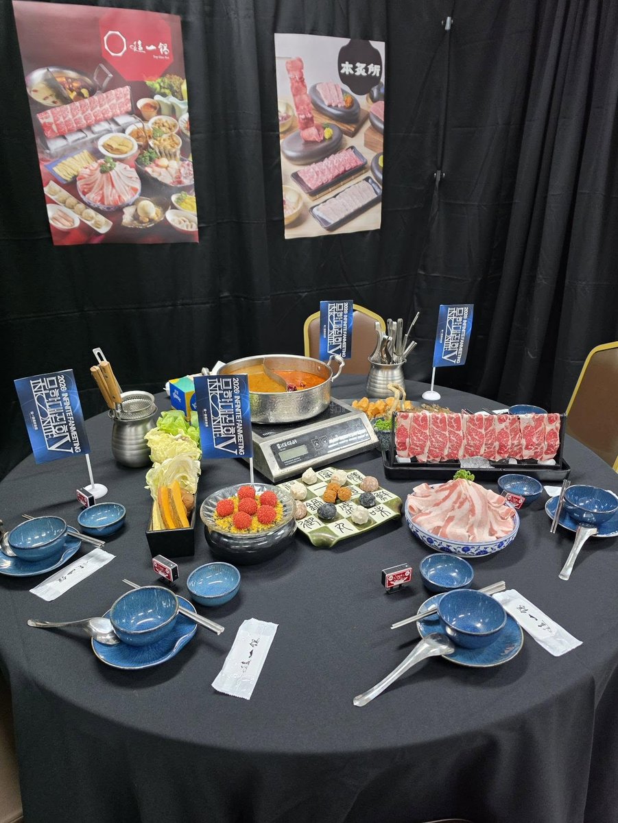 ifntnews's tweet photo. [FanMeeting] 260920
INFINITE RALLY V in Taiwan Behind-the-scenes Photos
Staff IG Post

Since INFINITE had to fly straight to Tokyo right after the Taiwan show, there was no time for the usual hotpot dinner the they love. So instead, they got hotpot catering for lunch. https://t.co/g2ZeomvpCj
