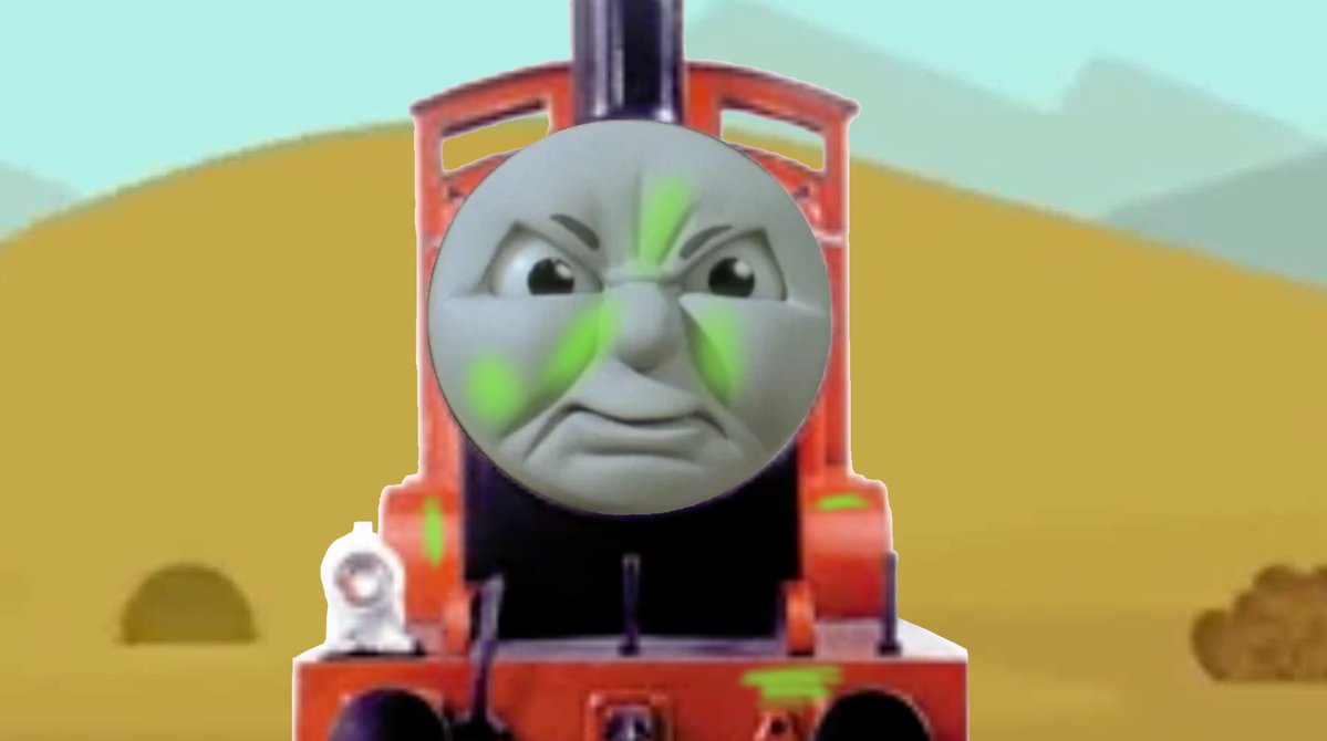 NWREngineNo_5's tweet photo. MIND MY PAINT WORK

EUUGH!

- BASH -

- james would bash the back of the train infront - https://t.co/EpegNuVzFo