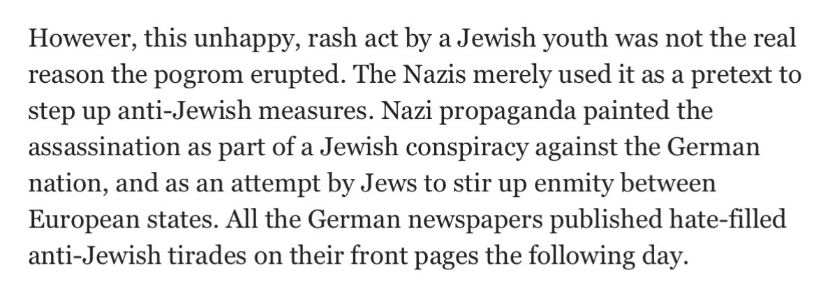 aaiqbal's tweet photo. @maxpos01 The notion that Holocaust victims were “Jews with trembling knees”, as Menachem Begin put it. Cowards who didn’t fight and just meekly went to their deaths

Whereas in fact the Nazis’ whole propaganda approach was to oppress and *provoke resistance* and then use that as pretext https://t.co/Kxw1eIEaPA