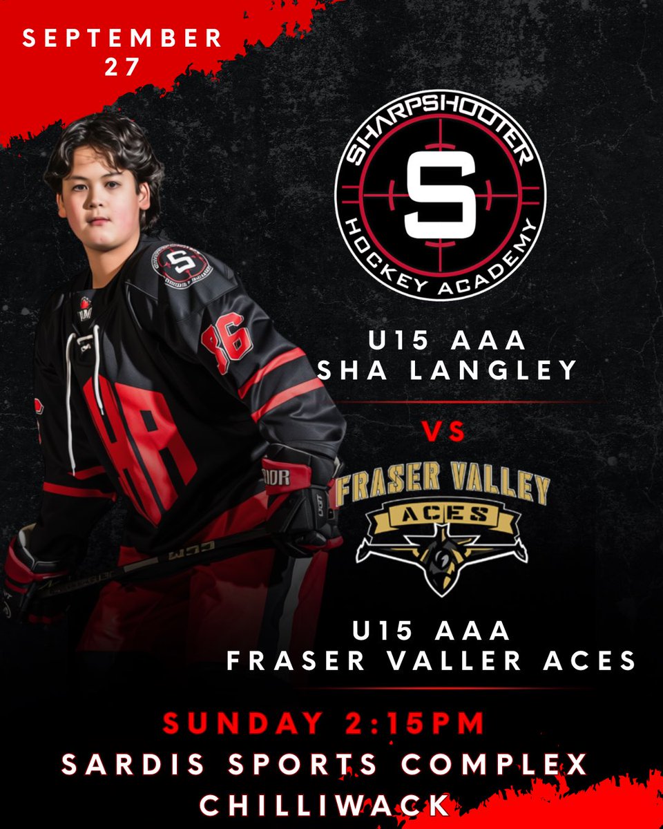 SharpShooterHKY's tweet photo. Game in Chilliwack 🎯
SHA vs Fraser Valley Aces U15 
at Sardis Sports Complex

#SharpshooterAcademy #PlayLikeAPRO https://t.co/ApxNDo4Qb9