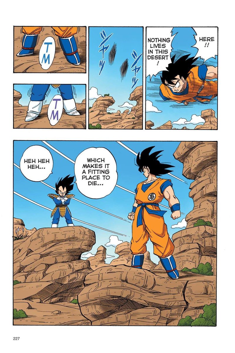 _T3t5u0's tweet photo. @KingJoshua50906 @Itssan17 If you were Goku fighting against 3 Saiyan soldiers, how will you handle all 3 while saving everyone? GO FIGHT IN THE DESERT https://t.co/cOoUwokhBI