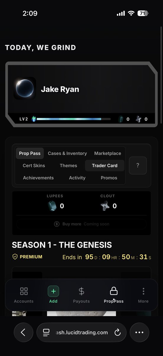 not_jakeryan's tweet photo. new battlepass looks sick @TradingLucid https://t.co/YgUZbTwjen