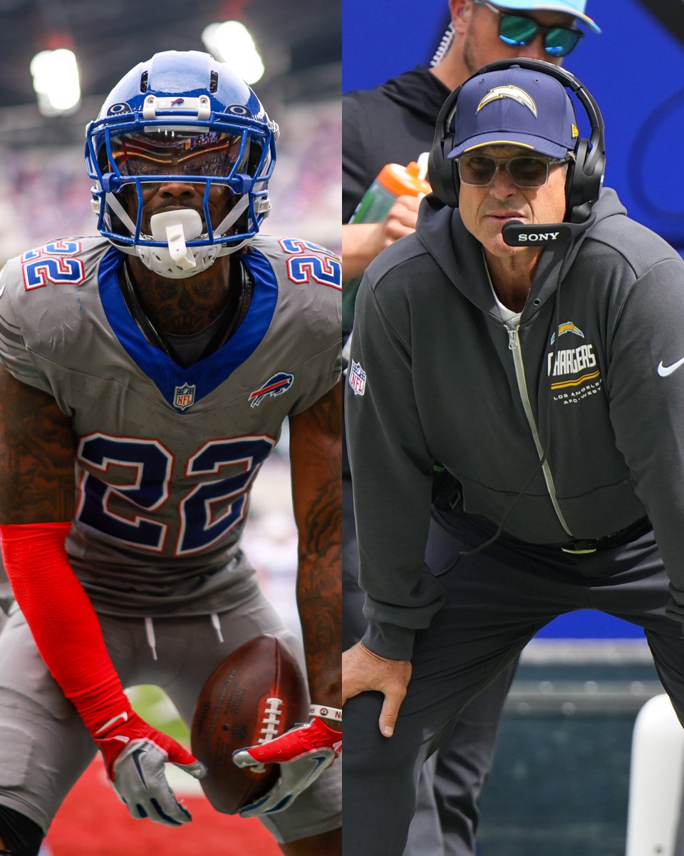ESPNInsights's tweet photo. The Bills beat the Chargers despite committing 5 turnovers Sunday.🤯

Buffalo had lost 16 straight when committing 5+ turnovers, with the last win coming in 1997 against Indianapolis. The Colts QB that day? Chargers head coach Jim Harbaugh. https://t.co/cP41kxmtGc