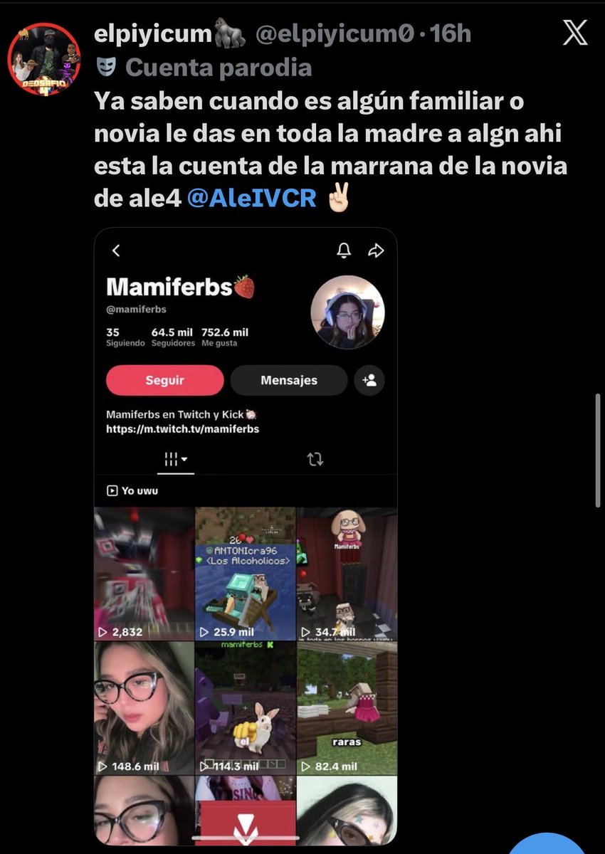 ferdinho_ld67's tweet photo. @elpiyicum0 @dedreviil Etiquétalo más please así de paso puede observar que subes y bueno no necesitan mencionar a lonche y west porque como dije ellos hacen lo suyo el problema son ustedes su comunidad ;) @dedreviil https://t.co/uFywYDmUPh