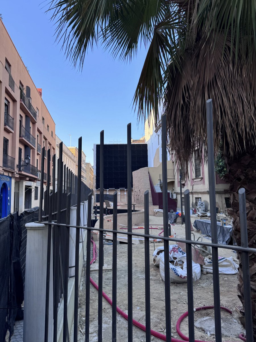 mald0nati's tweet photo. Poco a poco el Jardín Americano del CSIC, va cogiendo forma. En pleno corazón de Sevilla entre las calles Alfonso XII y Santa Vicenta María, el jardín será un lugar para el estudio de la vegetación hispanoamericana. https://t.co/i8hftvFPvV
