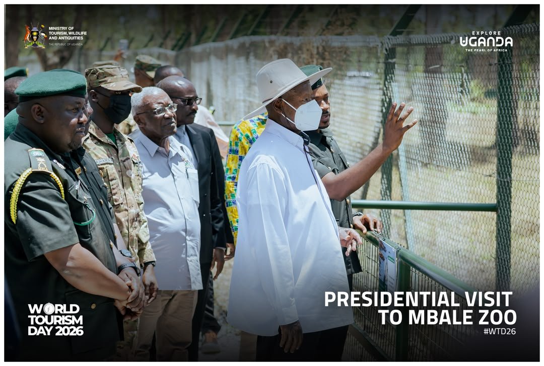 jinjatournetwk's tweet photo. We as the bazzukulu of the Eastern Tourism fraternity want to thank you Mzee @KagutaMuseveni for gracing the World Tourism celebrations and taking the time to reopen Mt Elgon Hotel as well as visit the Mbale zoo. This despite your tight schedule.

#ExploreMasaba
#WTD2026 https://t.co/zqBbq4WBj5