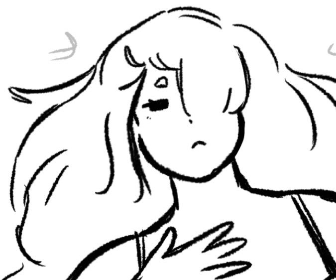 swirlsano's tweet photo. i drew her hungover because i was and i have to share my pain with her but i only like her face. what if you smiled maybe https://t.co/Qn8CcqskYd