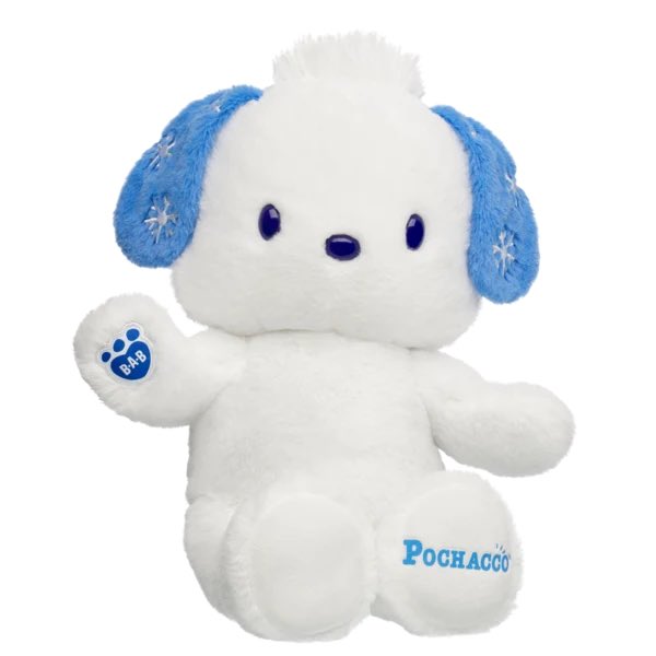 sanriodaily's tweet photo. NEW frosted pochacco build a bear 💫 https://t.co/e06Jl0K0Co