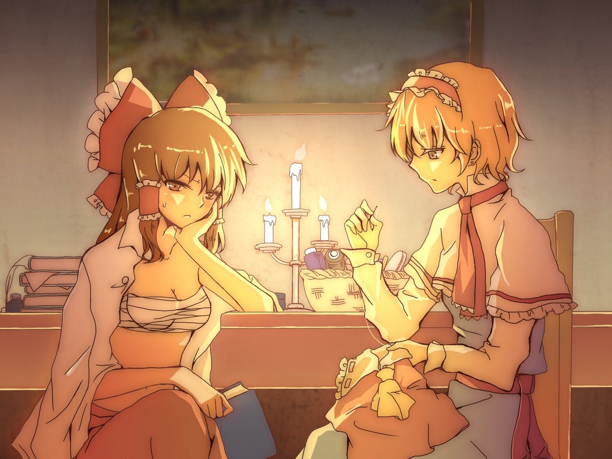 _ZDX76's tweet photo. Did you know that your favorite Touhou character's clothes were sewn by Alice? https://t.co/QuwJLnSGx3