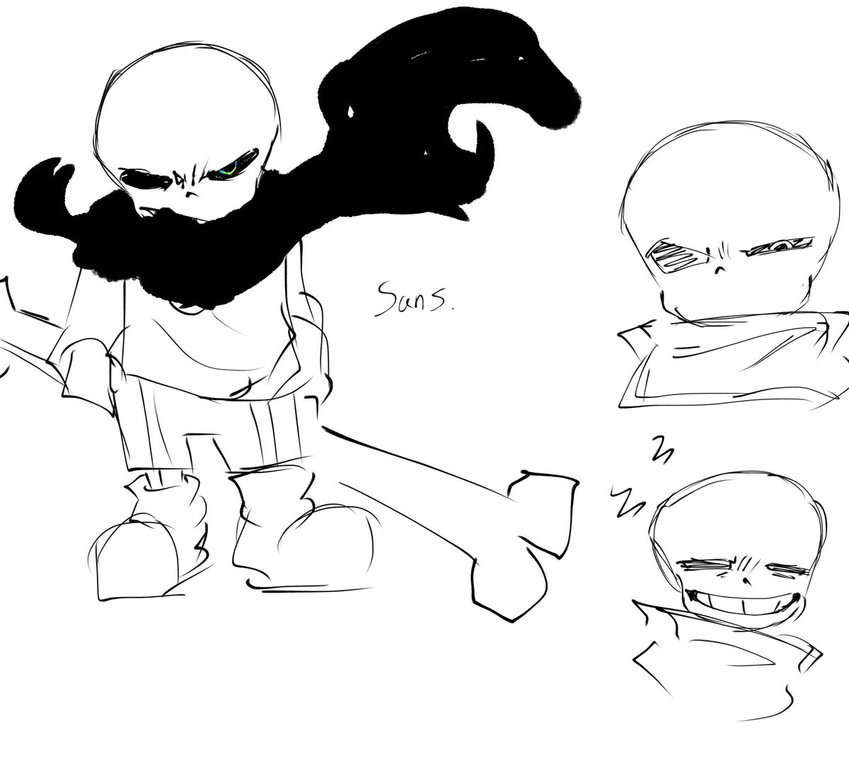 that2neo's tweet photo. 自AU "Sans" concept https://t.co/obrjkxJR2v