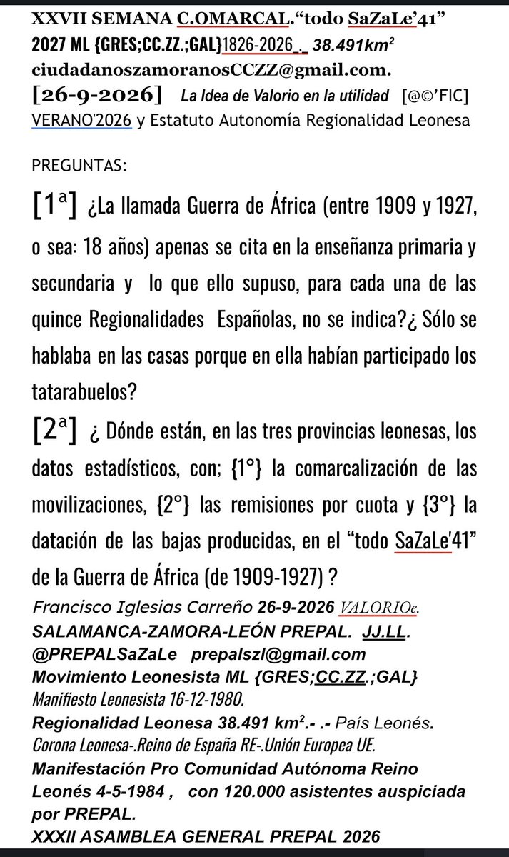 PREPALSaZaLe's tweet photo. SALAMANCA-ZAMORA-LEÓN PREPAL

https://t.co/gJ3jQPMRkD https://t.co/g8hljAFTwq