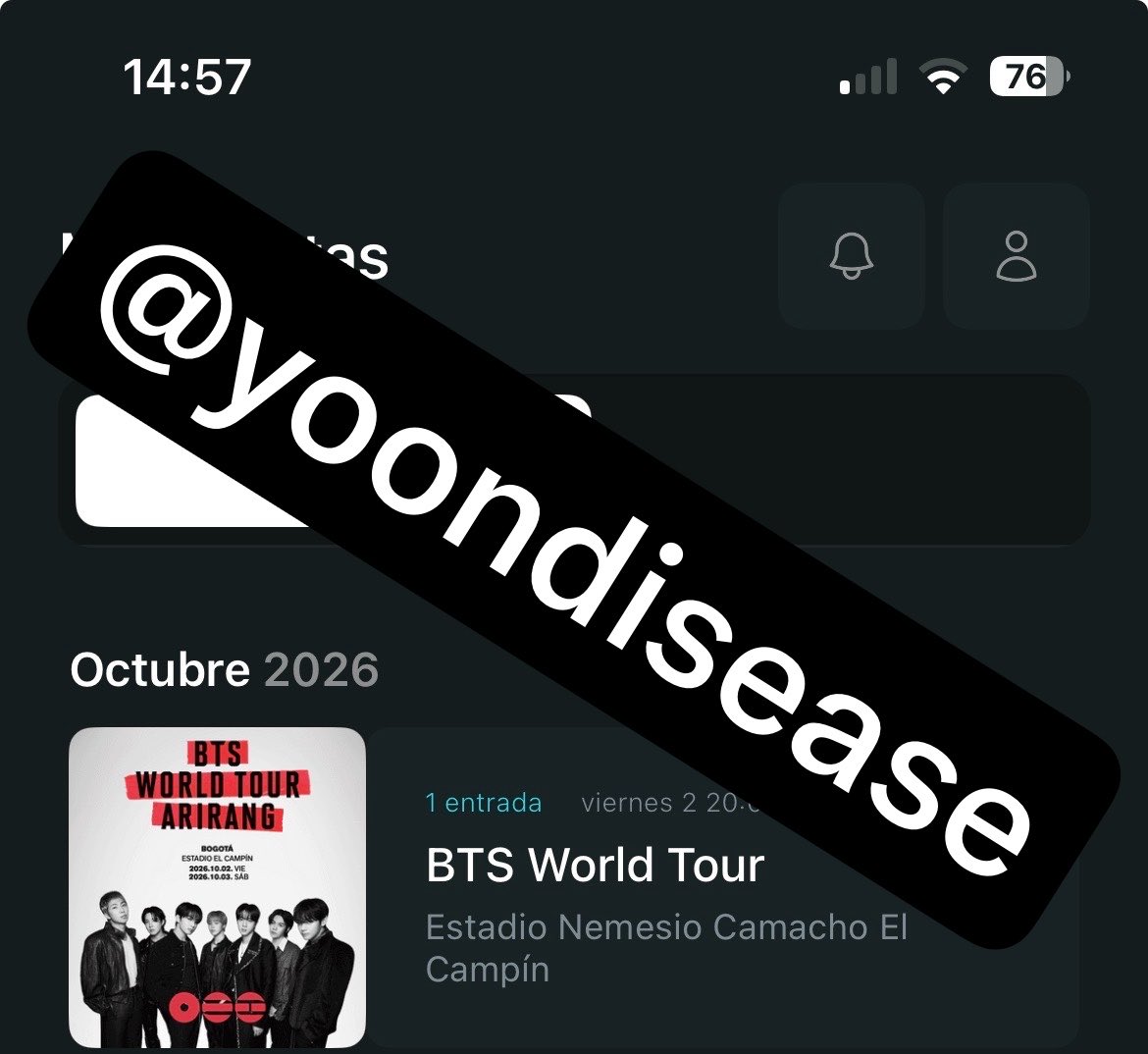 yoondisease's tweet photo. Quiero dar las gracias a @lovsjm13 por ayudarme a cumplir mi sueño vendiéndome su boleto y a @StefanyCar34 por ayudarnos a que la transacción fuera segura y por ayudarnos con todas nuestras dudas, mil gracias a ambas ❤️❤️❤️❤️ https://t.co/LNkiqXYpPm