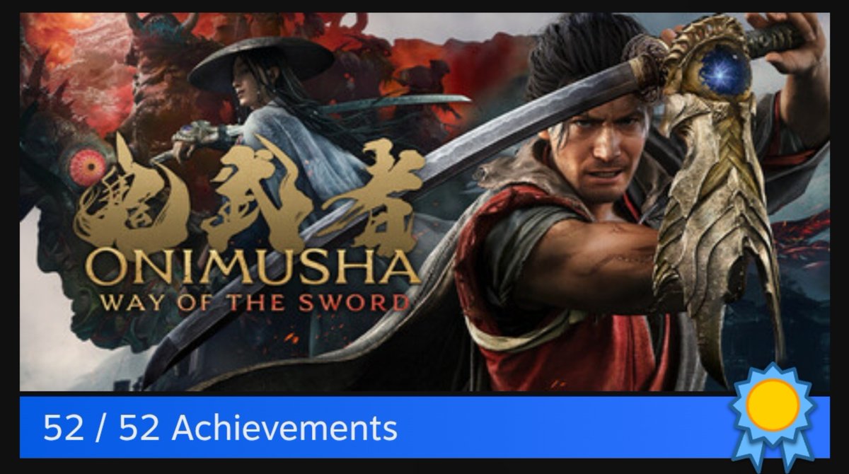 suripuhaidu's tweet photo. Just got the 100% completion and unlocked every achievement in Onimusha: Way of the Sword.

Hands down one of my favorite games this year, and honestly, the biggest surprise so far. Capcom truly delivered. https://t.co/eh1bUdtssf