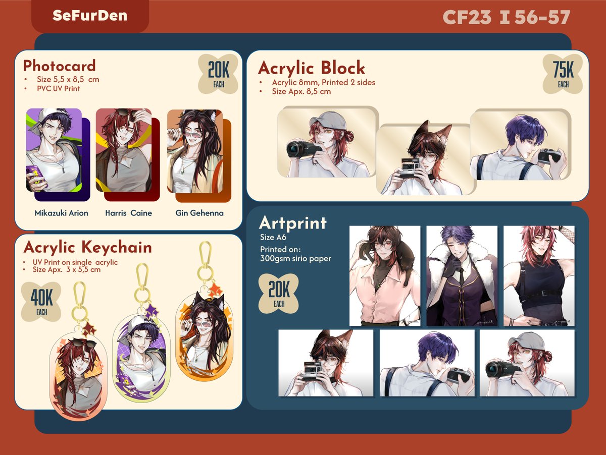 daaoish's tweet photo. [♡ &amp; RTs are appreciated!]

❥ PRE ORDER FOR #CF23 𖥧𖤣.
⃠ CLOSE: 30 September 2026

⭐ Pandavva, Sefurden, OC
🛒 Pick Up OTS only (table I 56-57)
🔗 Form: https://t.co/vPDG9PYryv

🍀 #CF23Catalogue #Comifuro23 https://t.co/dj8rWJ18vX