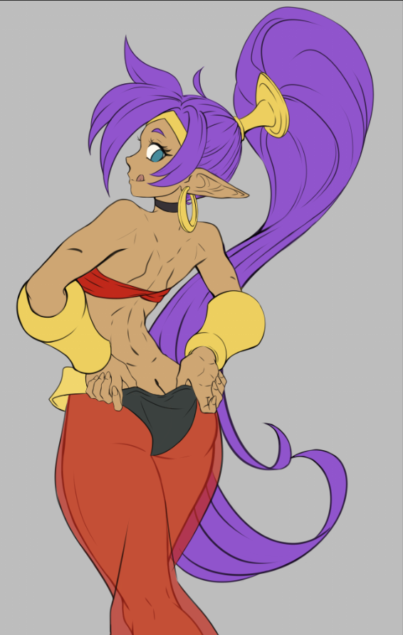 Anander0's tweet photo. Shantae Wip!!! 
#Shantae https://t.co/iKxXa8Vxuw