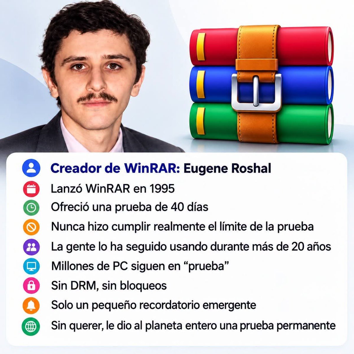 SergioxDev's tweet photo. Gracias por tanto Sr. Eugene 🥲😊 #winrar https://t.co/hriSAafsRX