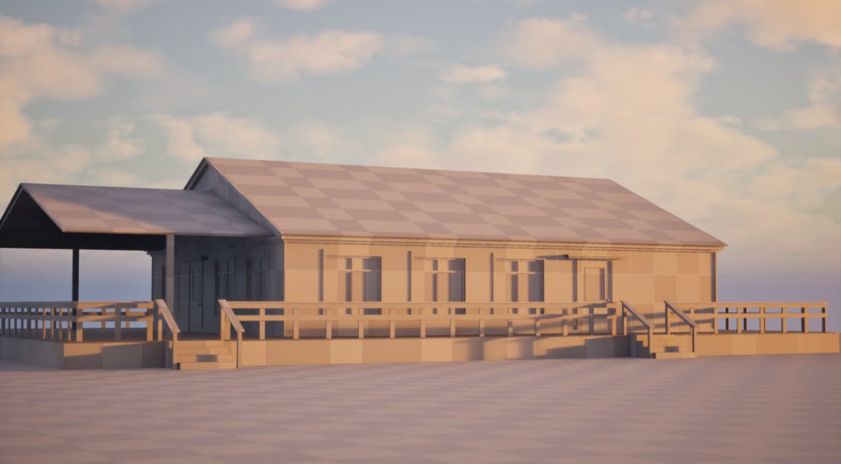 SSD_puzo's tweet photo. Wip of create a new environment. It should be something like a roadside bar or a small cafe.

#unrealengine #ue #blender #environment #gamedev https://t.co/F5PKf4MWjb