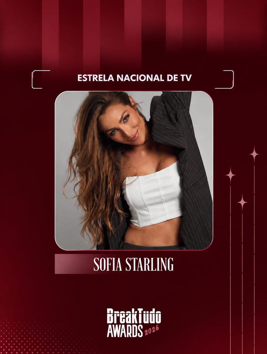 centralstalia's tweet photo. MUTIRÃO INICIADO!!!!

A cada 10 votos Sofia Starling em Estrela Nacional de TV no BreakTudo Awards comente um emoji aqui. 

- https://t.co/J6GdegdHIG

• Lembrando que o voto é ilimitado e você pode enviar até 5 votos por vez •

Meta: 200 comentários, valendo um mimo assim que bater a meta esperada.