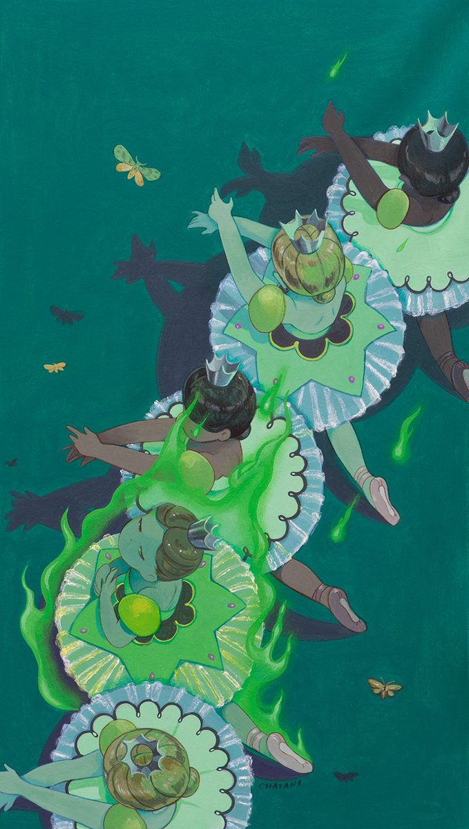 hanpanmangaki's tweet photo. Pieces I painted for the Pretty Ugly Art Show! https://t.co/Syzx6KGMPG