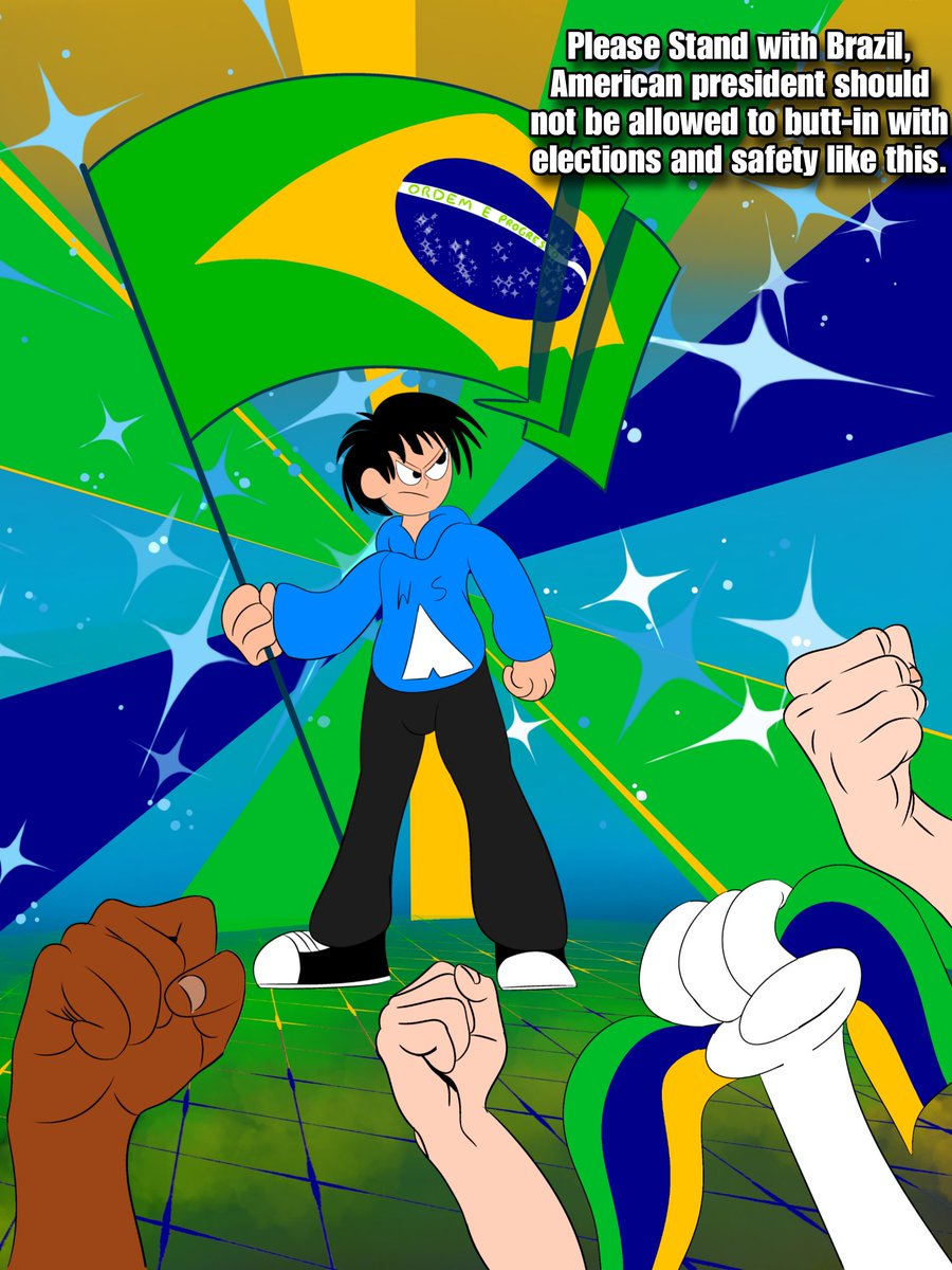 WandersonSonyX3's tweet photo. go show your support for brazil. don't just stand by and let this happen!
#EyesOnBrazil #standwithbrazil
#BRAZILIANART #IBISPAINTX
#Brazilian #Brazil #supporthumanartists
#brazilianartist #BORALULA #PT13 https://t.co/Sm9gjQyqz3