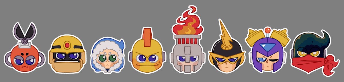 thequeenking75's tweet photo. mini heads :3
#MegaMan #ロックマン https://t.co/stO6gpvQlE