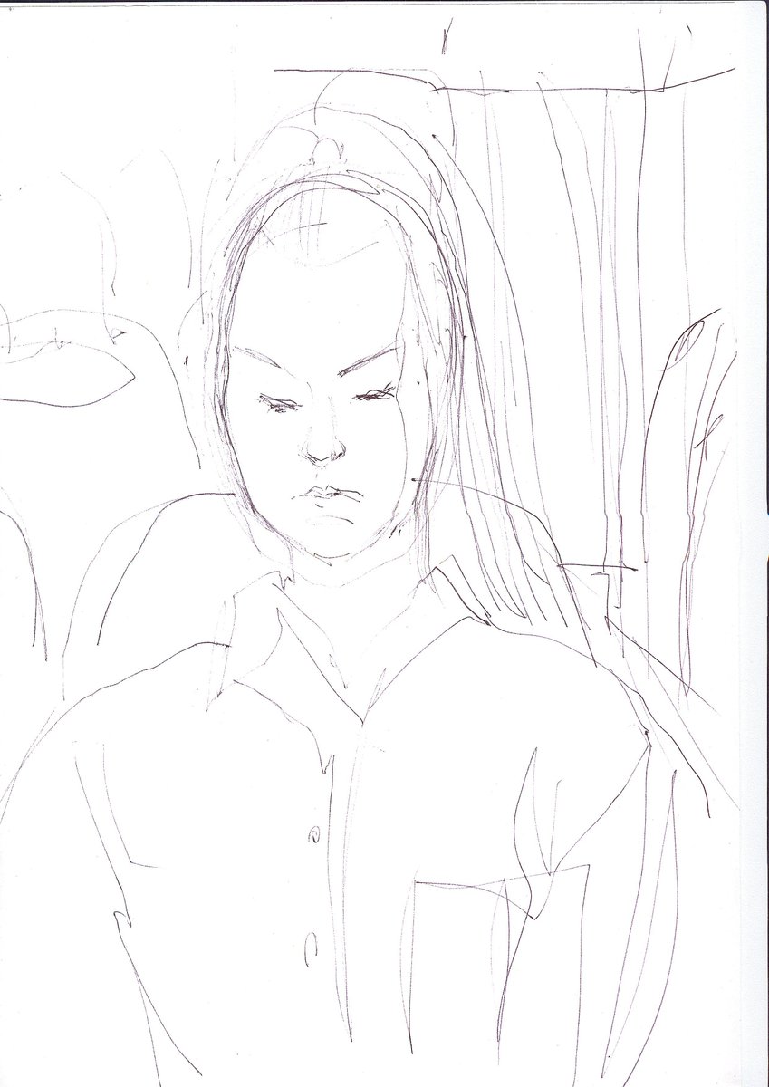 mimulus_fly's tweet photo. Bus sketches https://t.co/wENtX4Ammw