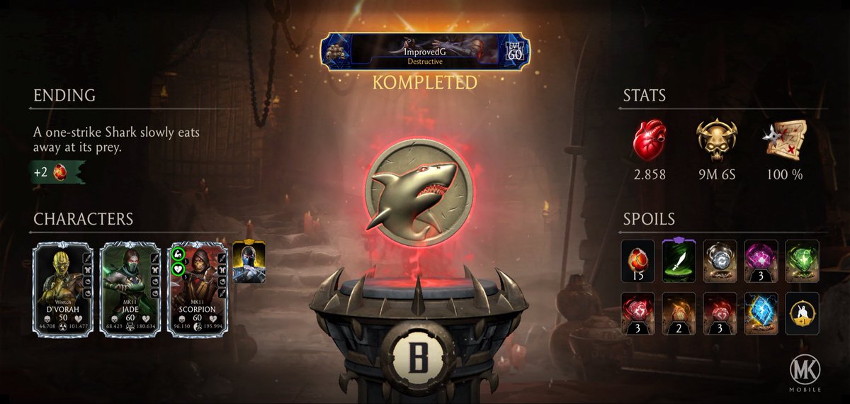 Iulian_IG's tweet photo. I just completed a Krypt Run in Mortal Kombat mobile! Check out my stats. https://t.co/iBzCjra5Pv