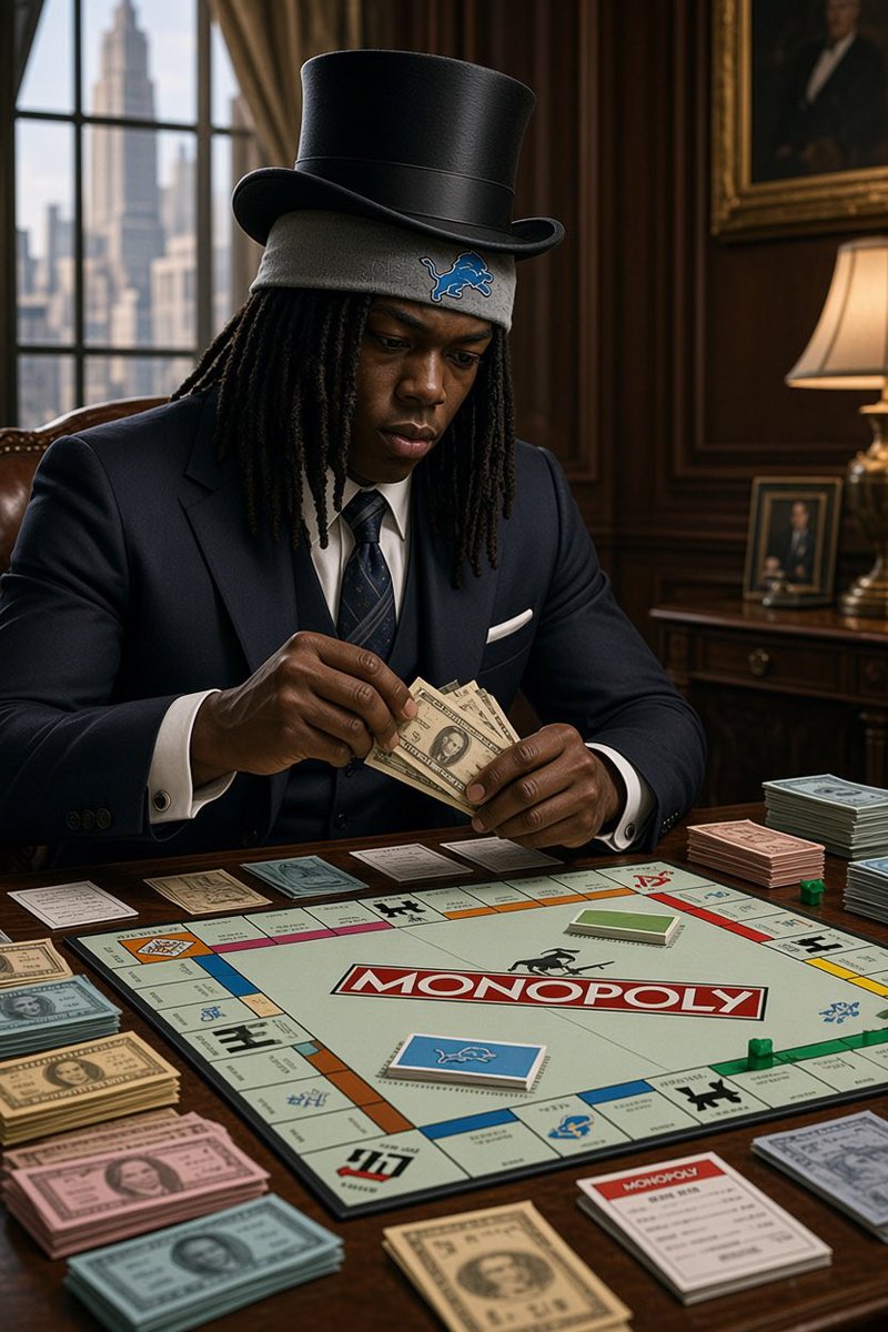 demkidsofmine's tweet photo. Jahmyr Gibbs is Mr. Monopoly the Best Player In All Of Fantasy Football #NFL #LIONS https://t.co/y7Ve3aqfP7