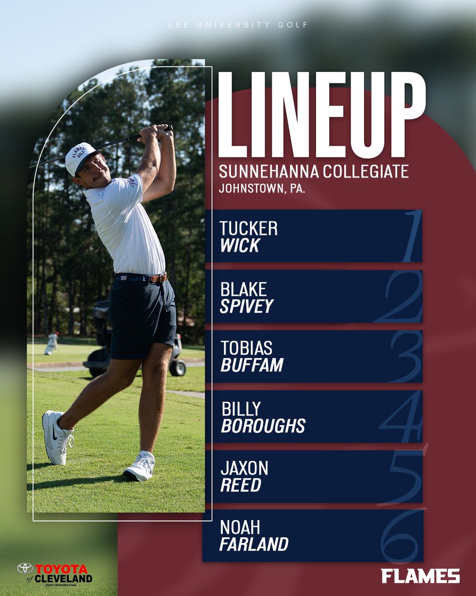 LeeUGolf's tweet photo. Headed north to Pennsylvania!

🆚Sunnehanna Collegiate
📍Johnstown, Pa.
🏟Sunnehanna Country Club
⏰All Day
➡️https://t.co/ra8ntTo6dw
Presented by Toyota of Cleveland
#FiredUp🔥 https://t.co/0HyL5VgGF2