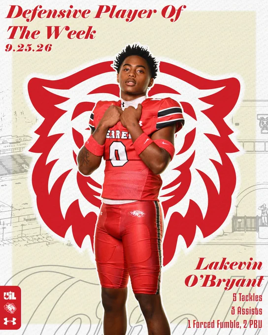 Image from Terrell Tigers Football (@TerrellTigerFB)