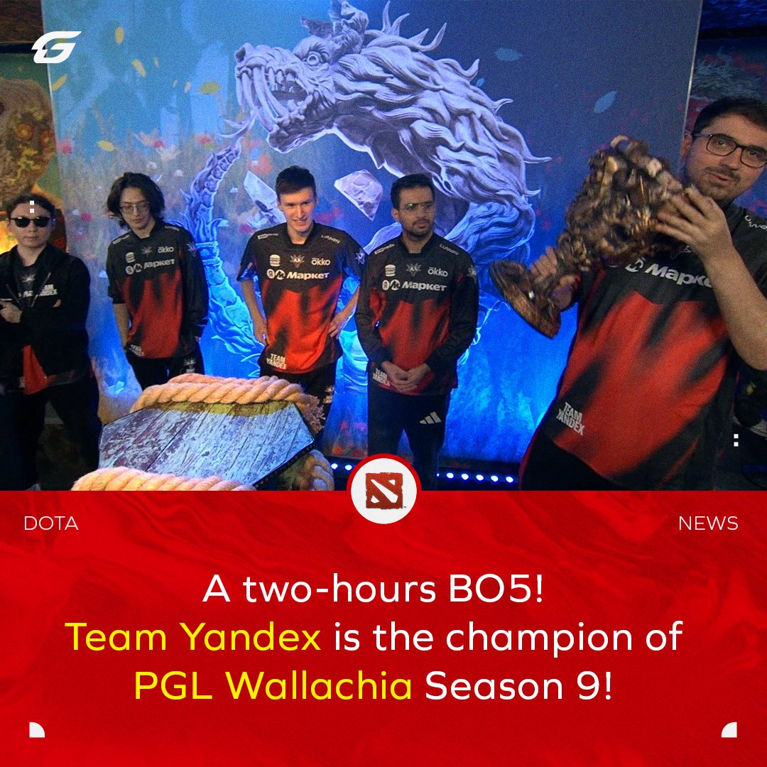 GosuGamers's tweet photo. One of the quickest BO5 in the history of #Dota2! 😱
@TeamYandex obliterated #Navi 3-0 and they are champions of #PGLWallachia S9! https://t.co/skmJOxiZsz