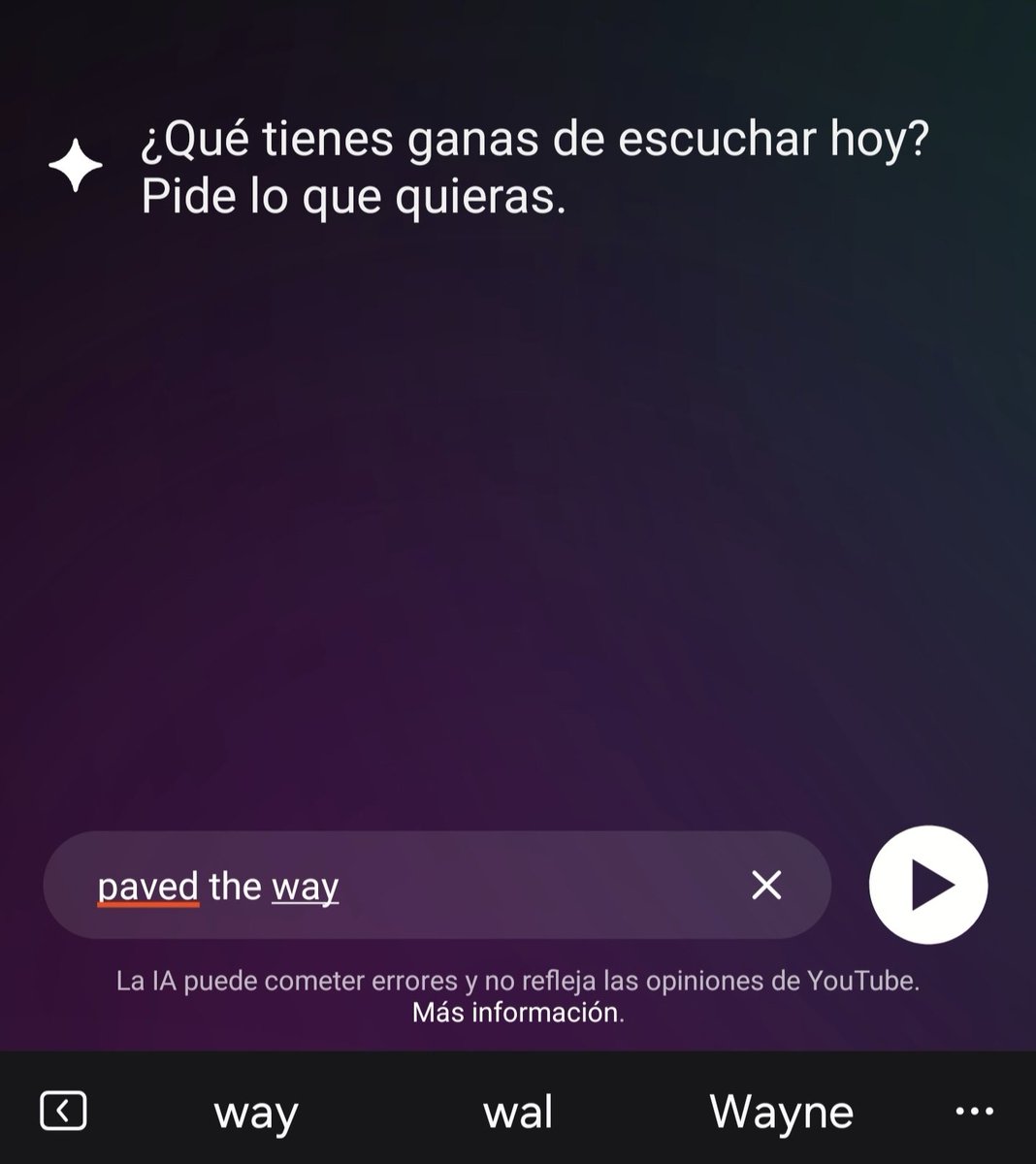 BTSDailyChile's tweet photo. Yo probando la IA de YouTube Music para crear una playlist personalizada.

Automáticamente YouTube: 👇😌 https://t.co/toV9CVKYwv
