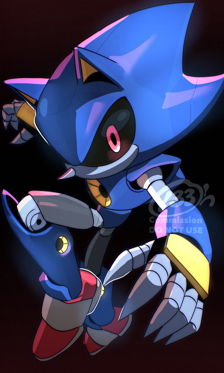 l33oh's tweet photo. Robot Sonic SKEB https://t.co/WDj7g0fs4P