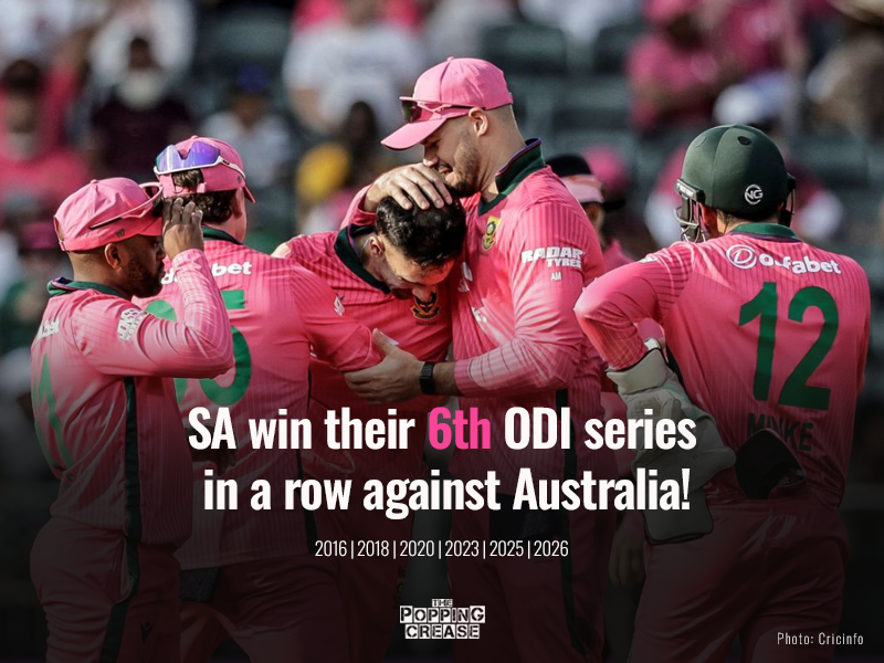 PoppingCreaseSA's tweet photo. South Africa win the 2nd ODI and win 𝐚𝐧𝐨𝐭𝐡𝐞𝐫 series against Australia! 🔥

#SAvAUS https://t.co/Qa06QKxmCw