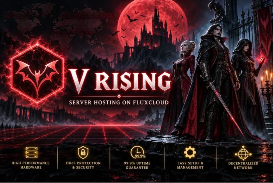 CGhostie's tweet photo. V RISING game server running on the the Flux network.

Read about it here:
https://t.co/YoDF1qs3Iv

Find the Game server here:
https://t.co/C7mPIOAtVt https://t.co/b5r9iMzev2