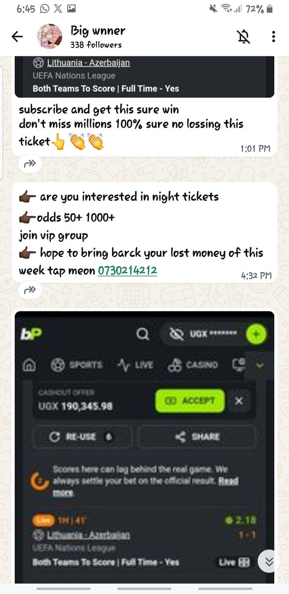 miiro_solo's tweet photo. Scam alert be aware of this nincompoop he is a scammer everything of his is lies beware ❌❌❌❌❌❌❌❌0730214212, JOHN MUZUNGU❌❌❌DONT FALL VICTIM GUYS.....leero yalidde zamukyamu... https://t.co/yUII4qs6Vs