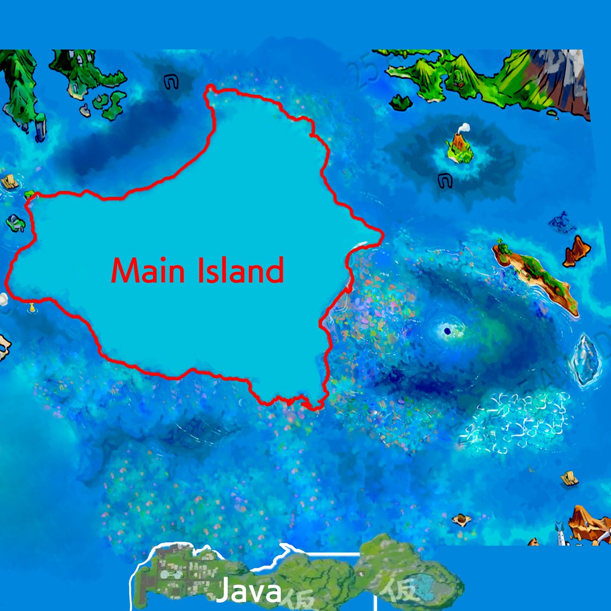 Earlier in the year, a top view of the map leaked, which showed that ...