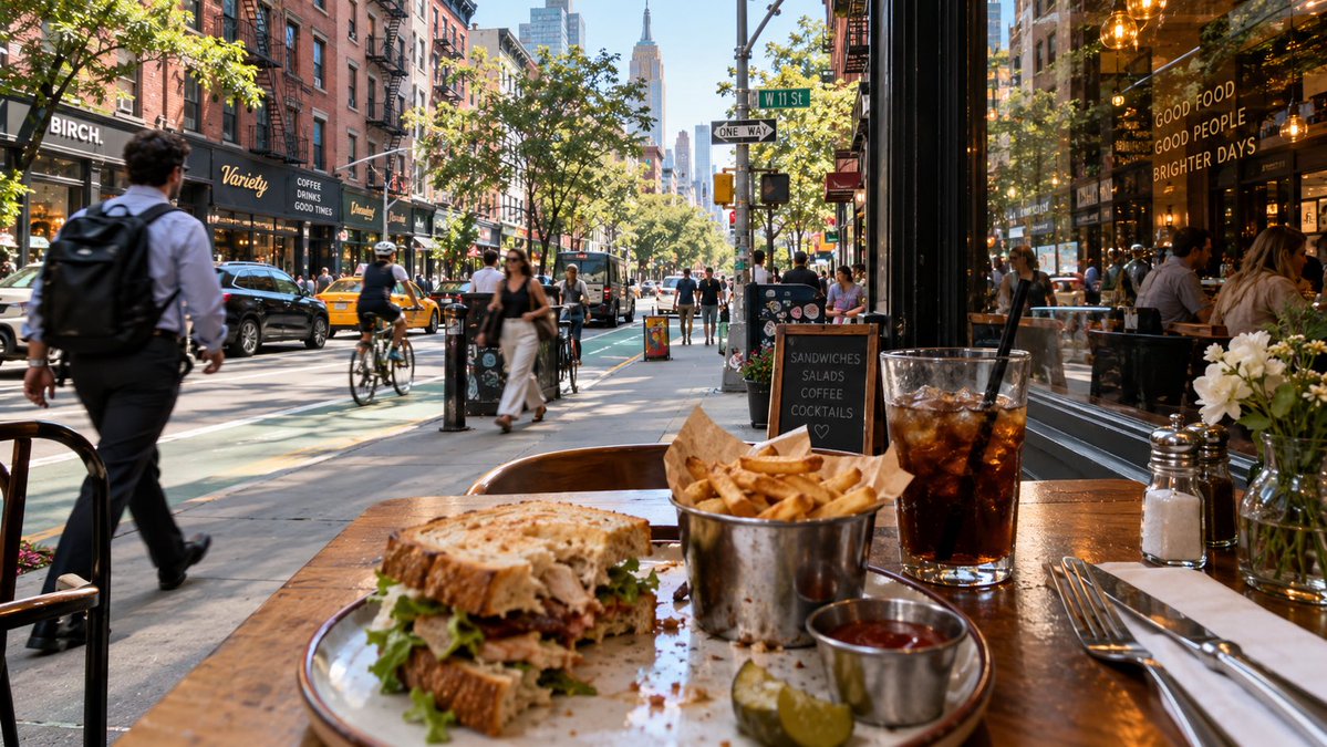 daiya1580's tweet photo. Lunch with a New York view. 🥪🗽 https://t.co/UHw8Sszh7g