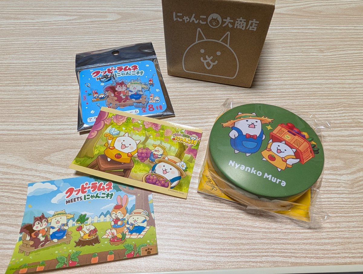 ming_secondz's tweet photo. にゃんこ村とクッピーラムネがコラボしたPOP UPストアへ行ってきました🤍
めちゃくちゃ可愛かったです
ぬいぐるみ系も欲しかったなとか、木皿も素敵だったなとか、実物見たら欲しいものがたくさんでオンラインもありだなと悩み中

 #にゃんこ村 https://t.co/DS2y94dZs9