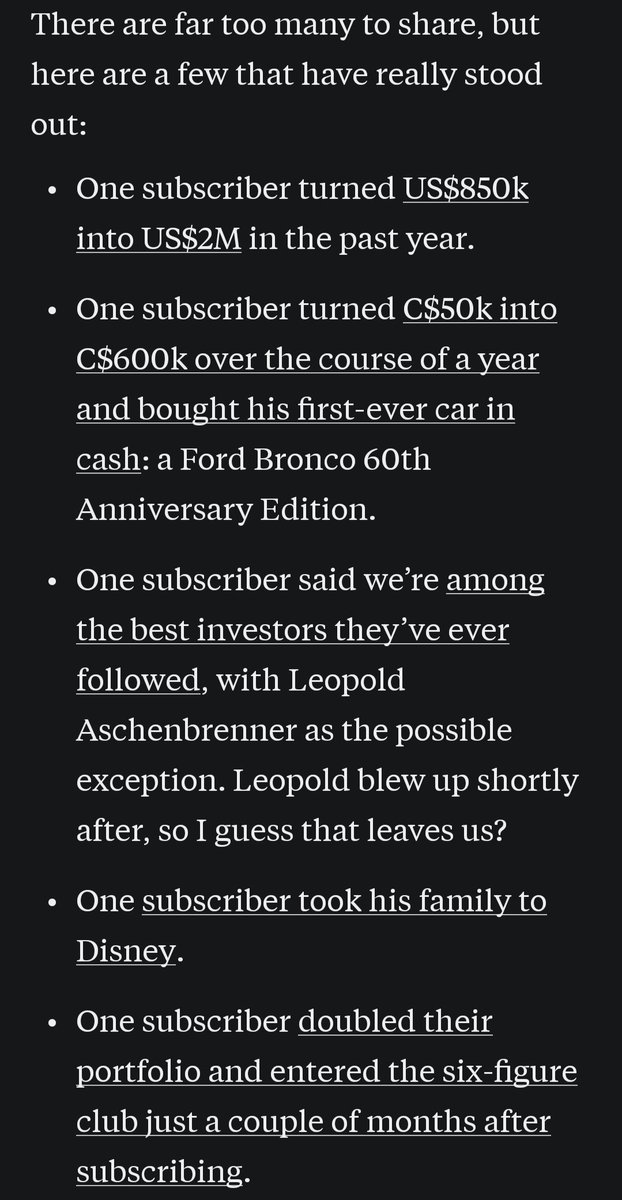 Dick_Capital's tweet photo. To celebrate Dick Capital’s one-year anniversary on Substack, we’re running a special offer for the next week. ♥️

In one year, we’ve become one of the top publications in Finance, uncovered some of the market’s biggest themes before they went mainstream, and watched subscribers completely change their financial lives.

Thank you to everyone who has been part of the journey.

Until October 4, you can subscribe for less than a dollar a day and join us.

Full post + special offer available through the link in our bio.