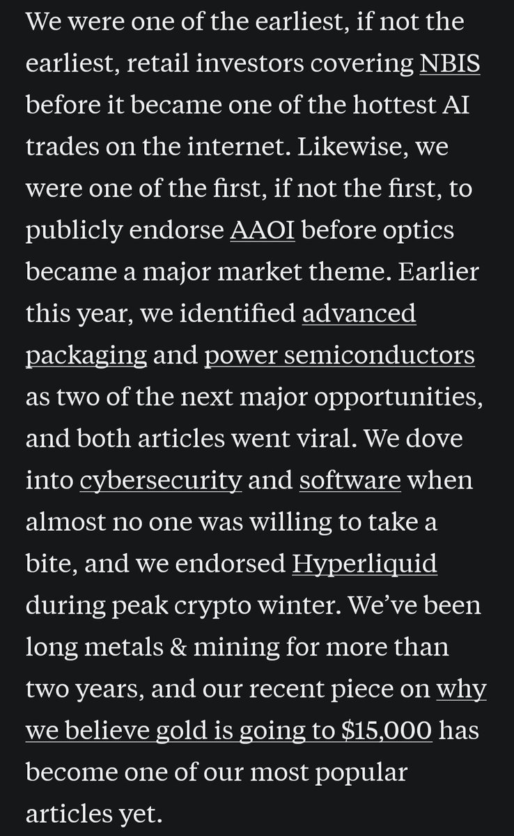 Dick_Capital's tweet photo. To celebrate Dick Capital’s one-year anniversary on Substack, we’re running a special offer for the next week. ♥️

In one year, we’ve become one of the top publications in Finance, uncovered some of the market’s biggest themes before they went mainstream, and watched subscribers completely change their financial lives.

Thank you to everyone who has been part of the journey.

Until October 4, you can subscribe for less than a dollar a day and join us.

Full post + special offer available through the link in our bio.