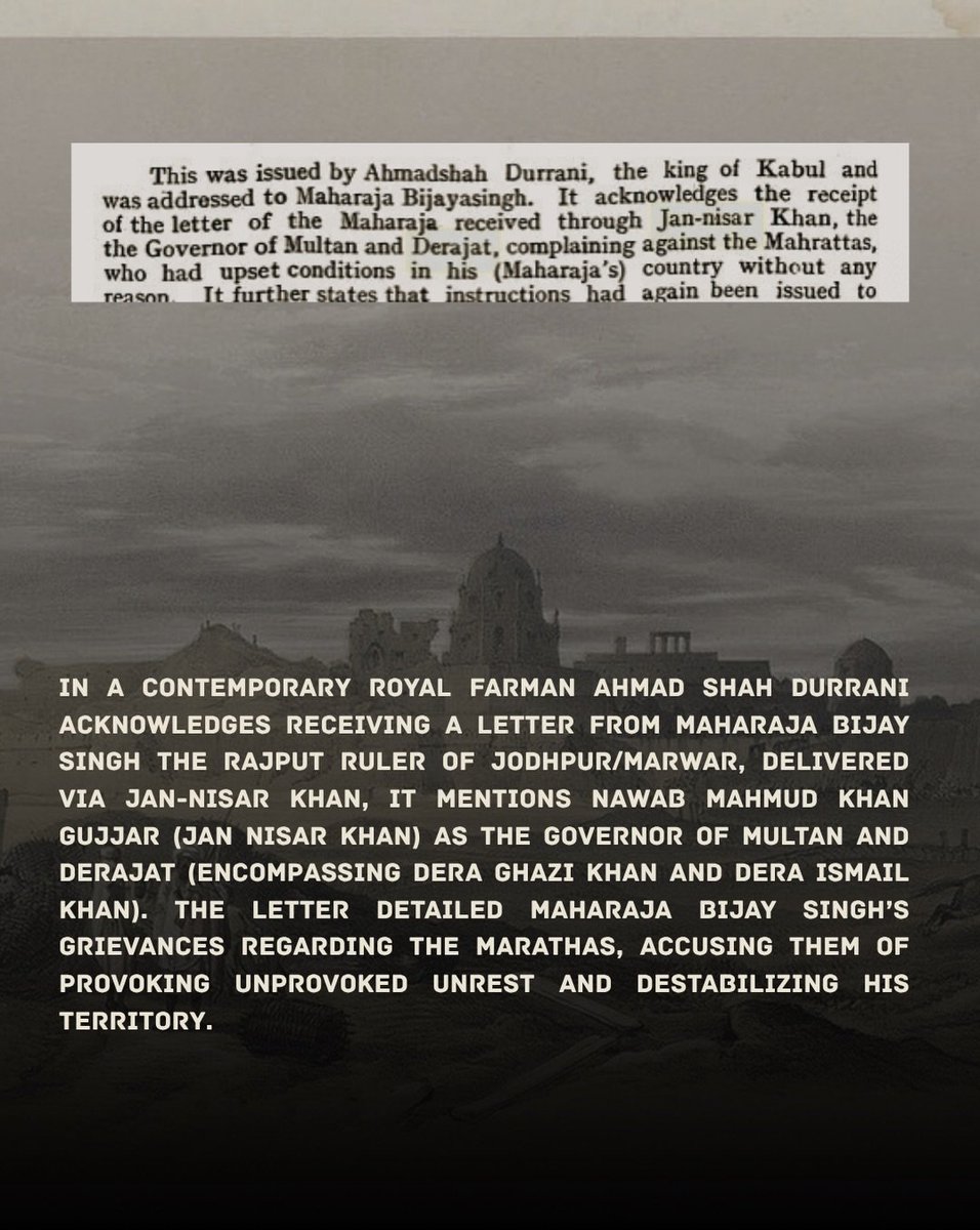 Surplusfreedu's tweet photo. Seen Rathores getting fucked🍑 plenty now check this out too

 When the Marathas were beating the asses of the Rathores the Maharaja of Jodhpur Bijay Singh, appealed to Ahmad Sah Durrani. He ordered Nawab Mahmud Khan Gujjar to save them.

Marne wale bhi hum bachane wale bhi hum👻 https://t.co/BLkCUFnBFx