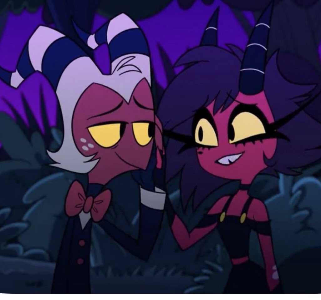 rrayisgay's tweet photo. I hate when people complain Hellaverse only has queer ships bc tf are these then 

#helluvaboss #hazbinhotel #milliexmoxxie #cherrisnake #lucililith #beexvortex https://t.co/3TyxzBNK7c