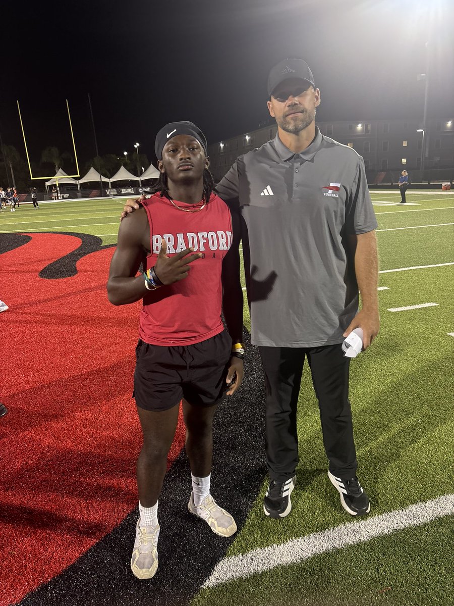 IyenAddison's tweet photo. Had a Great game day visit this weekend at SEU thank you for the invite 
@BHSTornadoFB 
@SEUFireFootball 
@coachmccloud3 
@CoachRussSEU 
@CoachJOdaffer 
@CoachBanfield 
@Baker_A_Ross 
@RecruitingBh https://t.co/tHxDepfvuM