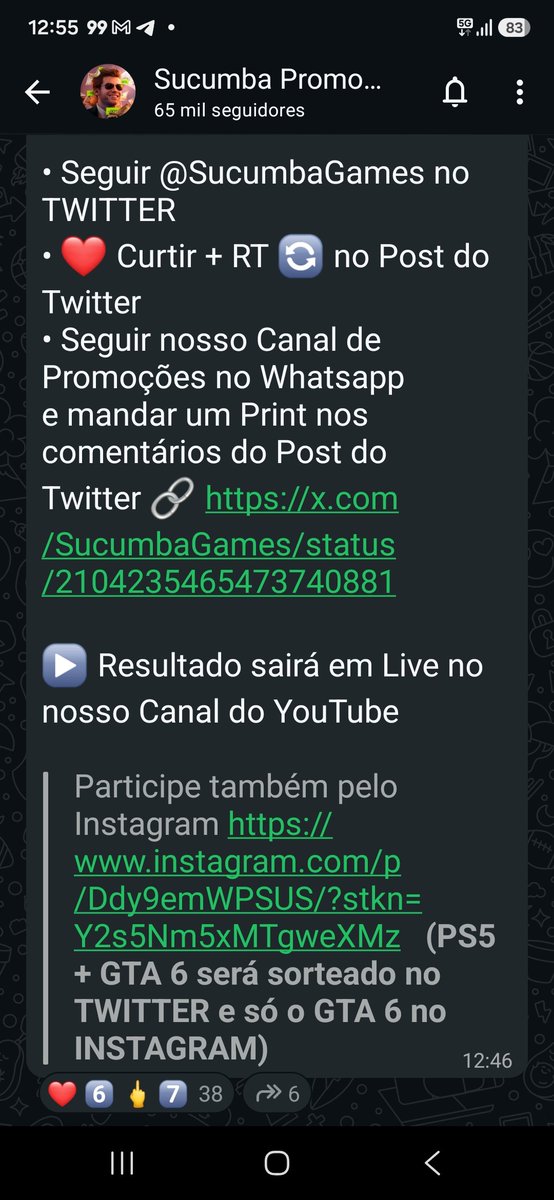 GorgarPromos's tweet photo. @SucumbaGames Valeu! https://t.co/VE6yOgG1Q9