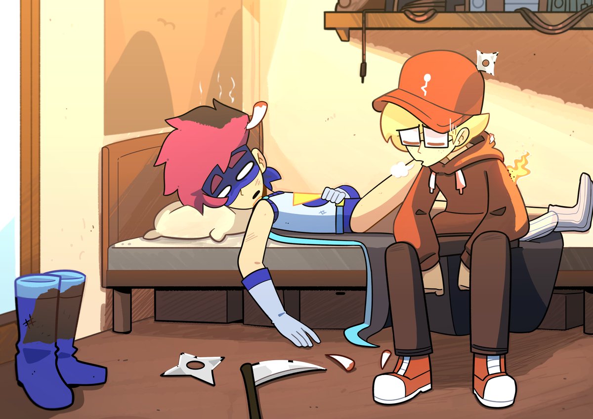 vichoste's tweet photo. Post-misadventures ⚡
Art by @nifty_phantom https://t.co/2KqGlKU8Od