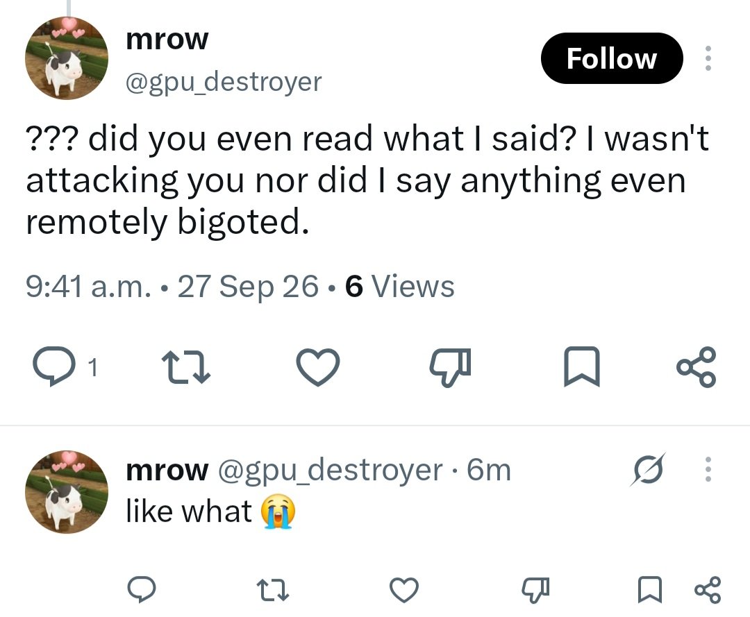 ViciousVeinx's tweet photo. Hey so if I posted this like 20min before you interacted with me at all and I didnt know you even existed until after this post...it was not a post ab you 😭 PLEASE use some common sense here why did you think this even applied to you https://t.co/aCXVNVU15g