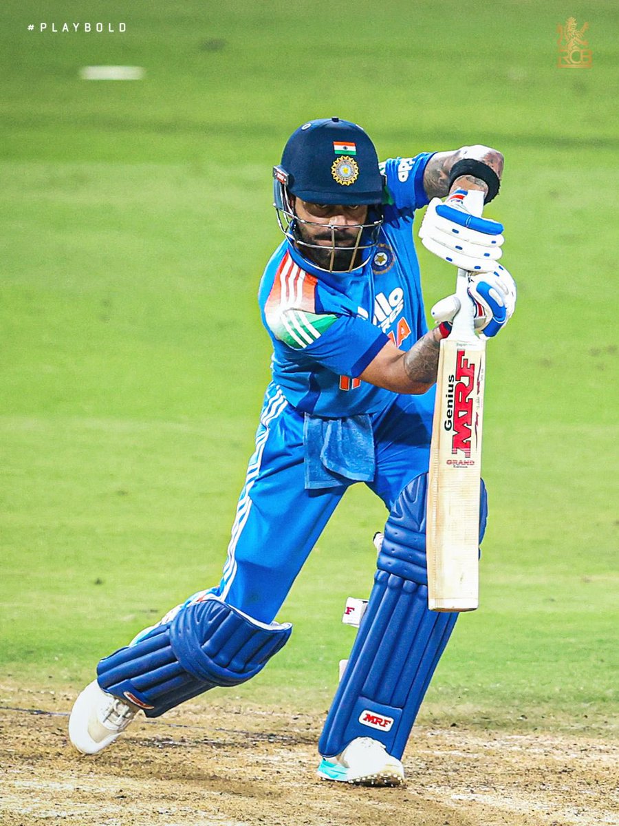 RCBTweets's tweet photo. 𝗣𝗿𝗼𝗷𝗲𝗰𝘁: Piling up runs. 😮‍💨
𝗔𝗿𝘁𝗶𝘀𝘁: Virat King Kohli. 👑
𝗣𝗿𝗼𝗴𝗿𝗲𝘀𝘀: Nowhere close to being done. 🙇‍♂️

8️⃣6️⃣th career ton. 5️⃣5️⃣th ODI ton. In just 7️⃣4️⃣ deliveries.  🔥

#PlayBold #ನಮ್ಮRCB https://t.co/CV3RgdqT5R