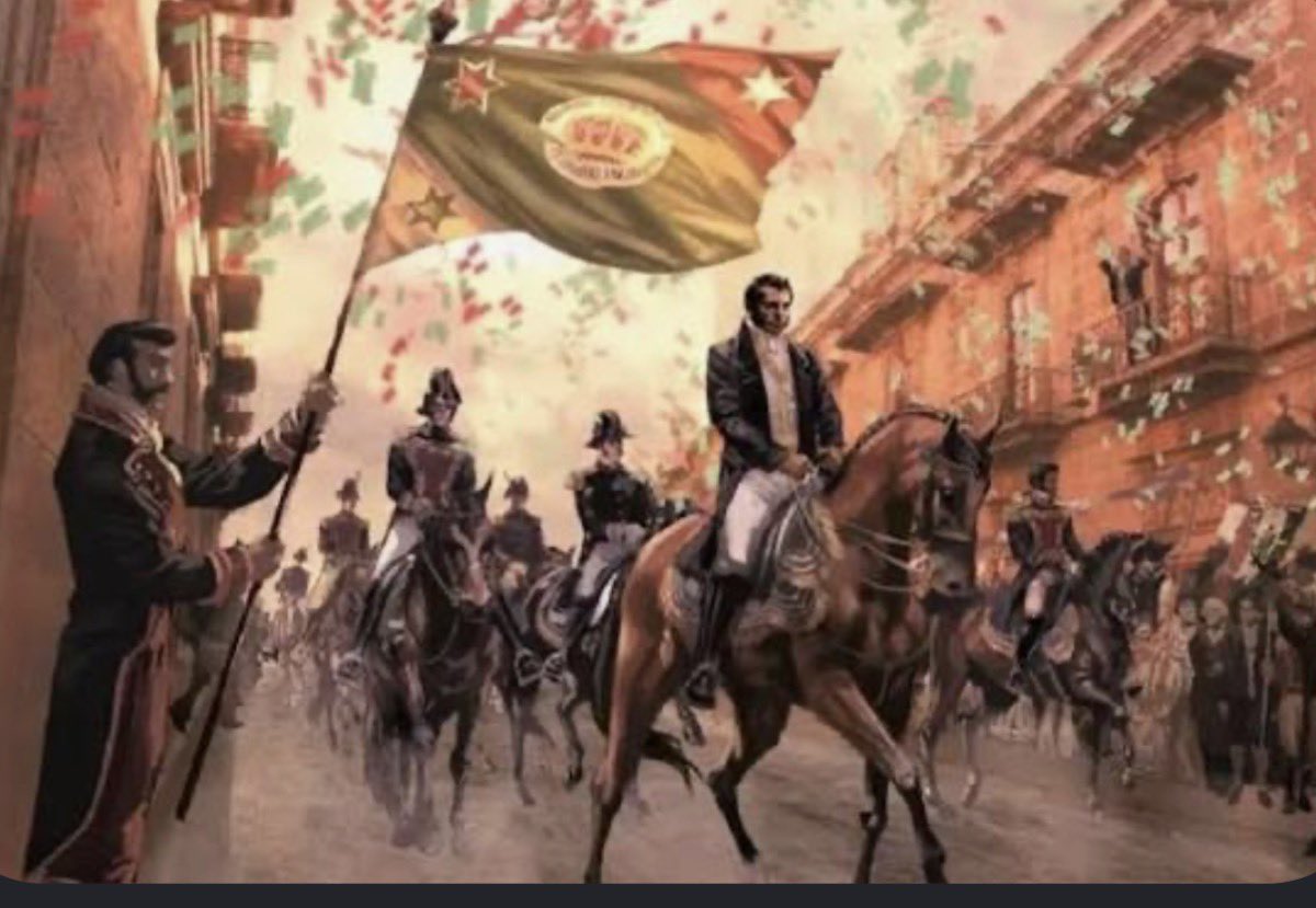 beltrandelrio's tweet photo. Hoy se cumplen 205 años de la Consumación de la Independencia, con la entrada del Ejército Trigarante a la Ciudad de México, y 243 del nacimiento del libertador. https://t.co/Tk5OWcFkaR