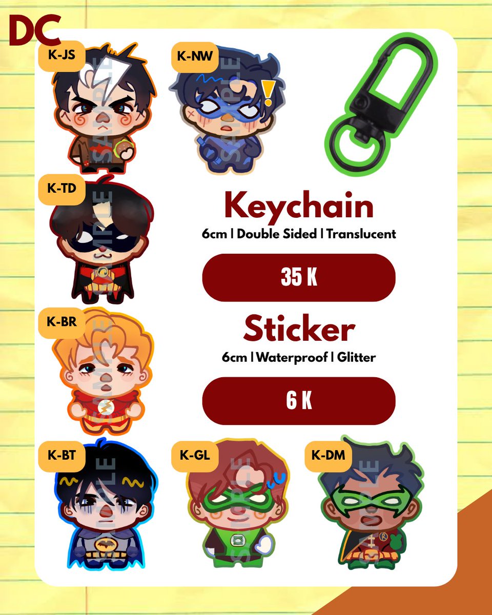 vatch_00's tweet photo. Hi guys!! I am chester and I'm here to share my CF23 Catalogue (thread)

📍:N12 ab (both days)
All available for OTS and PO
Mail Order after CF23
Fandom; DC Comics, SFAWTDE, Leon Kennedy
https://t.co/KJzF6p1fIB https://t.co/RmSjIKqNCR